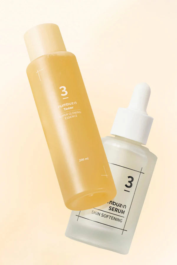 [Bundle] NUMBUZIN No.3 Super Glowing Essence Toner & Skin Softening Serum